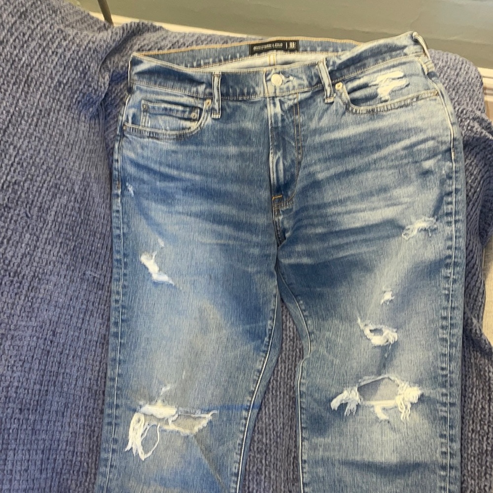 Ripped Abercrombie & Fitch Jeans